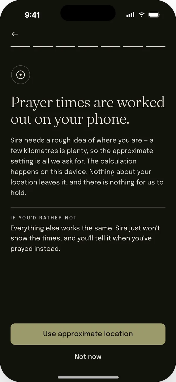 SIRA: Location